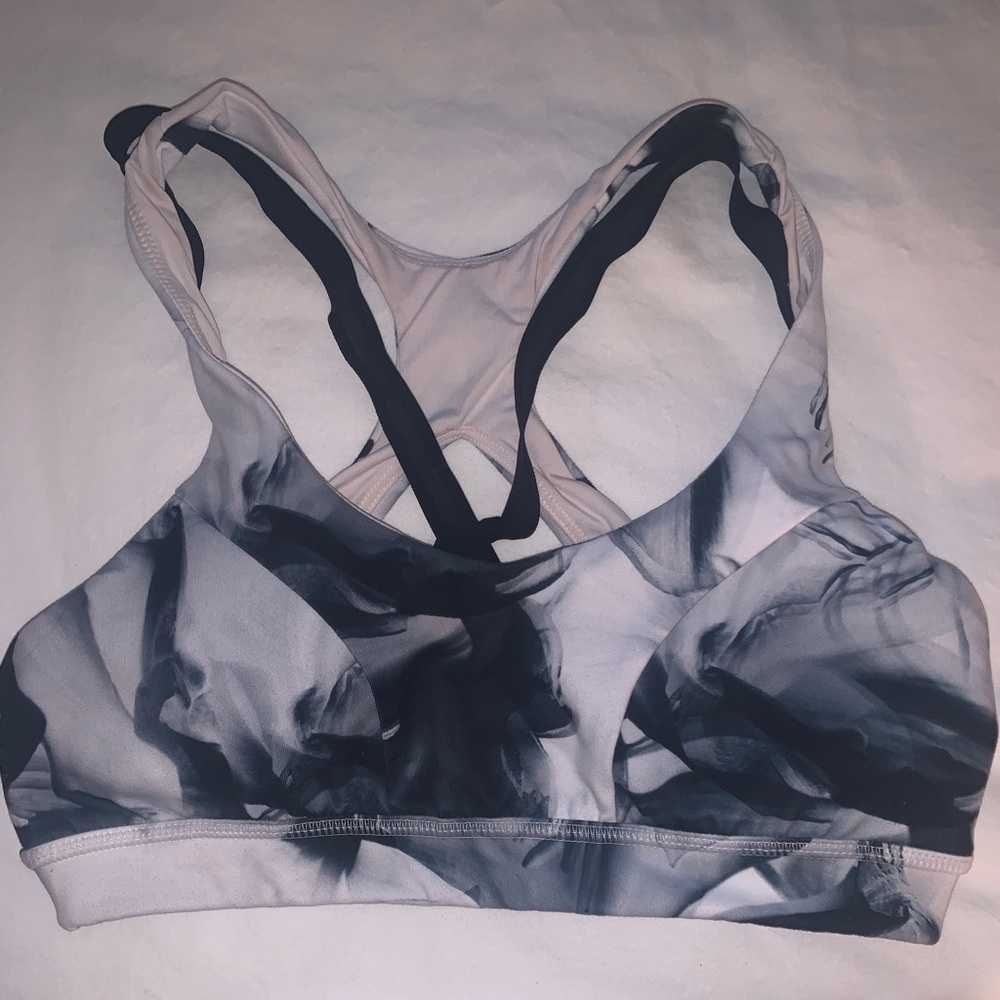 Marble Pattern Zella Sports Bra Size Small
